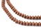 The Bead Chest Light Brown Bicone Natural Wood Beads (5x8mm): Organic Eco-Friendly Wooden Bead Strand for DIY Jewelry, Crafts, Necklace and Bracelet Making